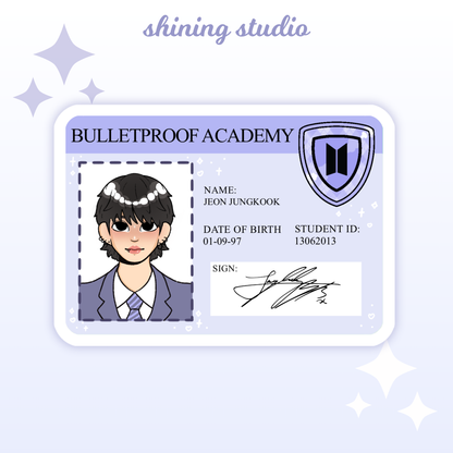 BTS ID Stickers