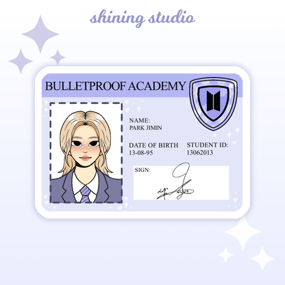 BTS ID Stickers