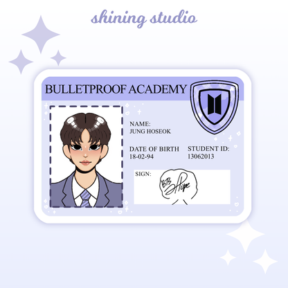 BTS ID Stickers