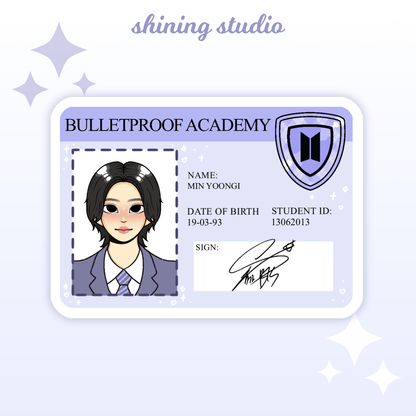 BTS ID Stickers