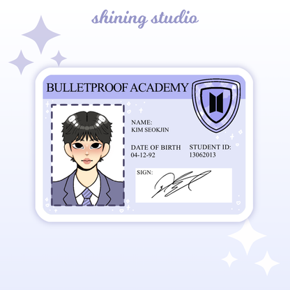 BTS ID Stickers