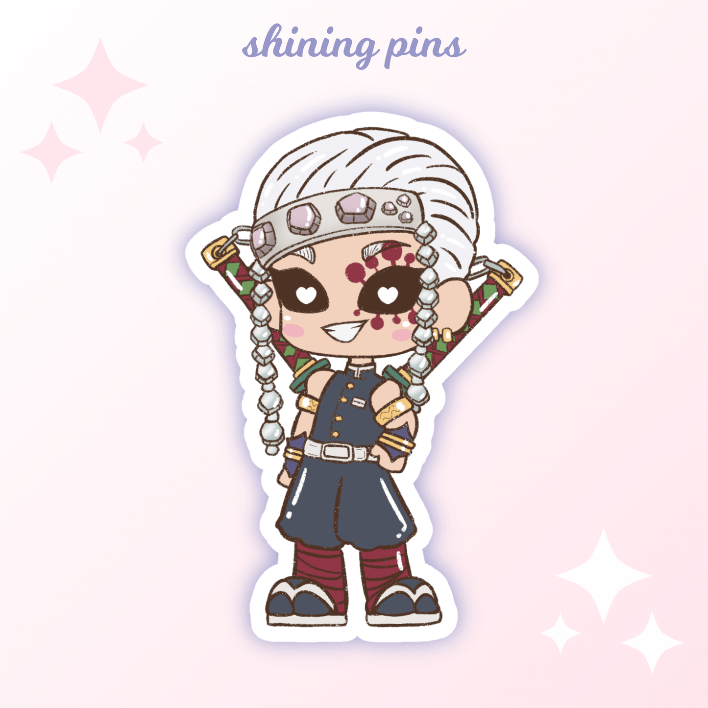 'Demon Slayer' Stickers