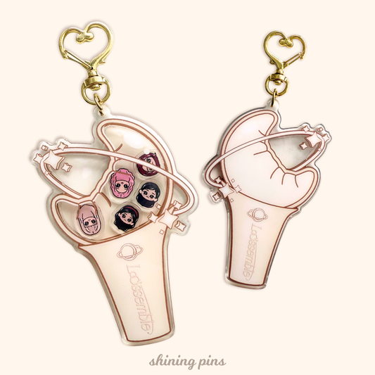 Loossemble Lightstick Shaker Keychain