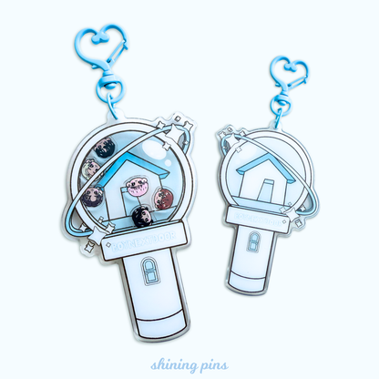 BoyNextDoor Lightstick Shaker Keychain