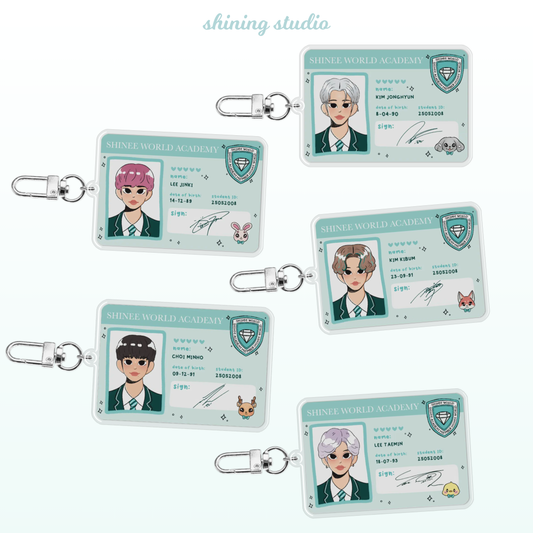 SHINee ID Keychains