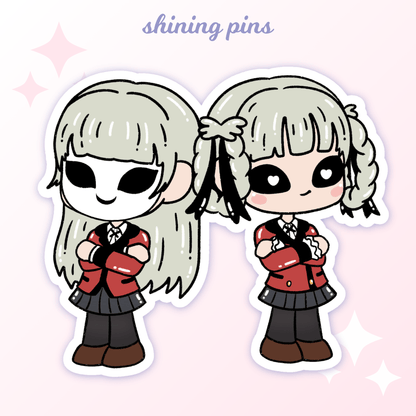 'Kakegurui' Stickers