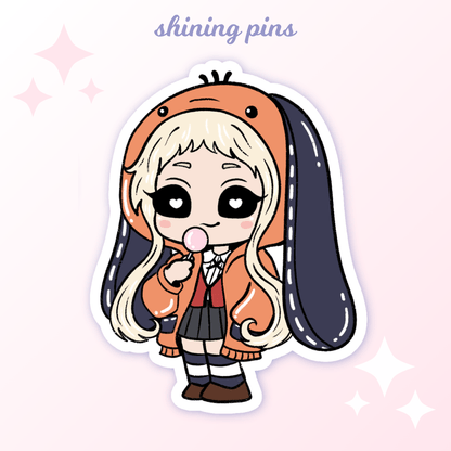 'Kakegurui' Stickers