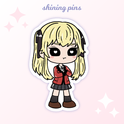'Kakegurui' Stickers