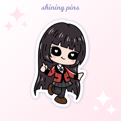 'Kakegurui' Stickers