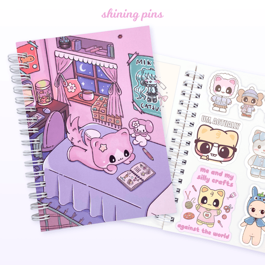 'Cozy Bedroom' Sticker Collection Album