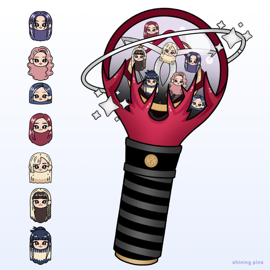 Dreamcatcher Lightstick Shaker Keychain (Pre-Order)