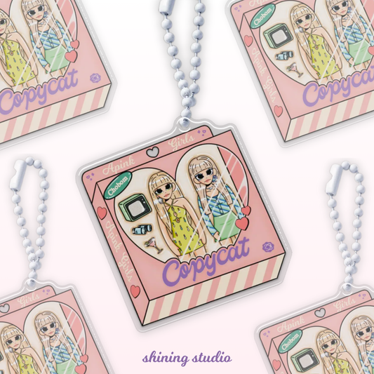 CHOBOM Doll 'CopyCat' Keychain