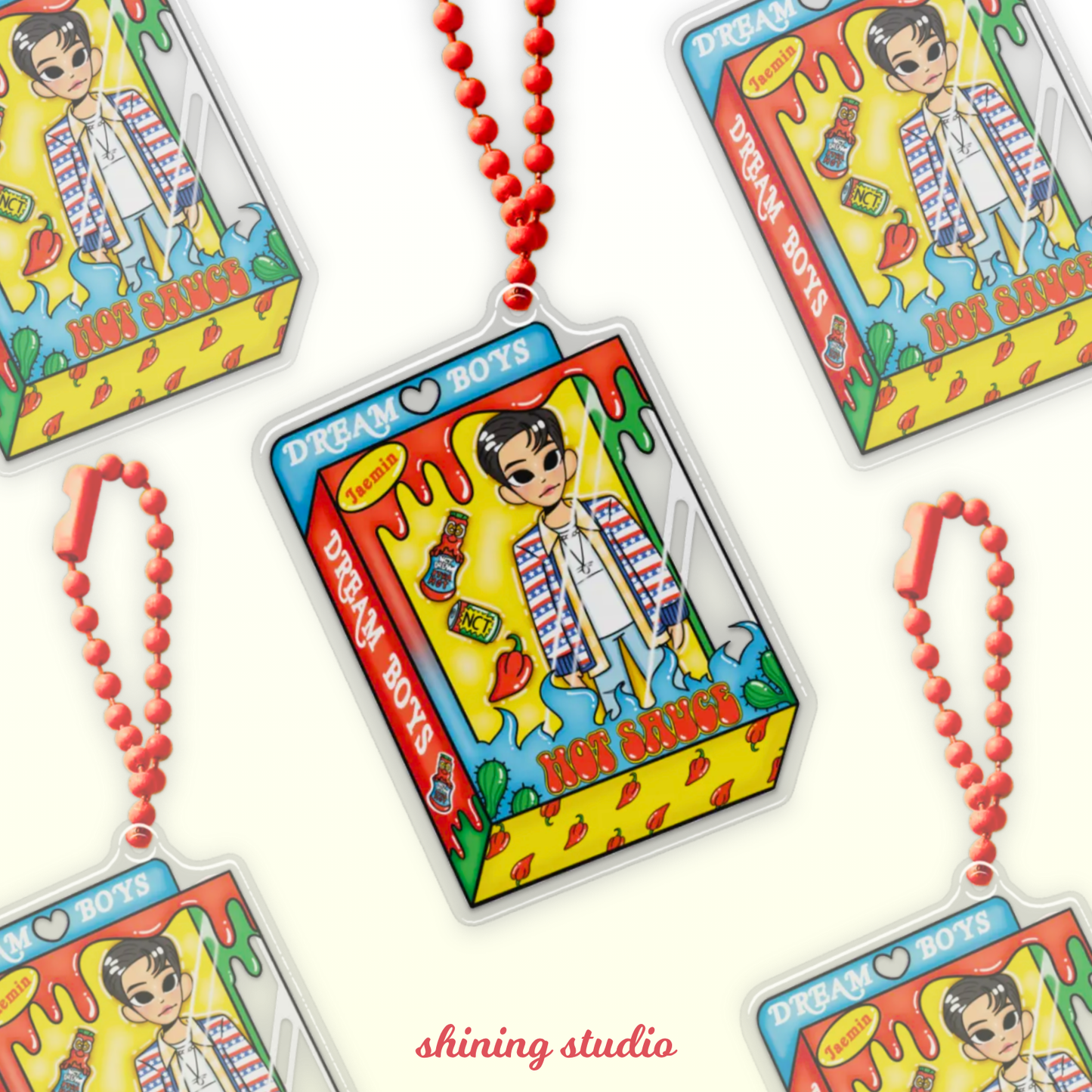 Jaemin Doll 'Hot Sauce' Keychain