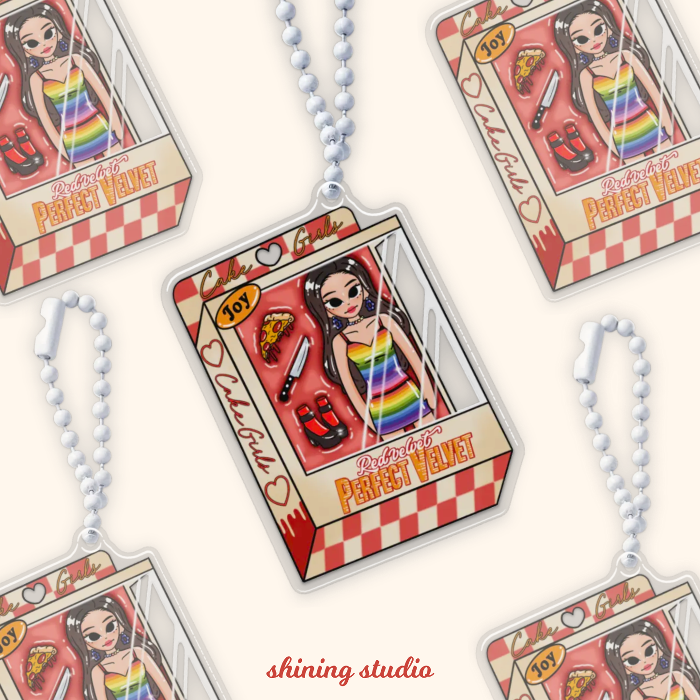 Joy Doll 'Peek-A-Boo' Keychain