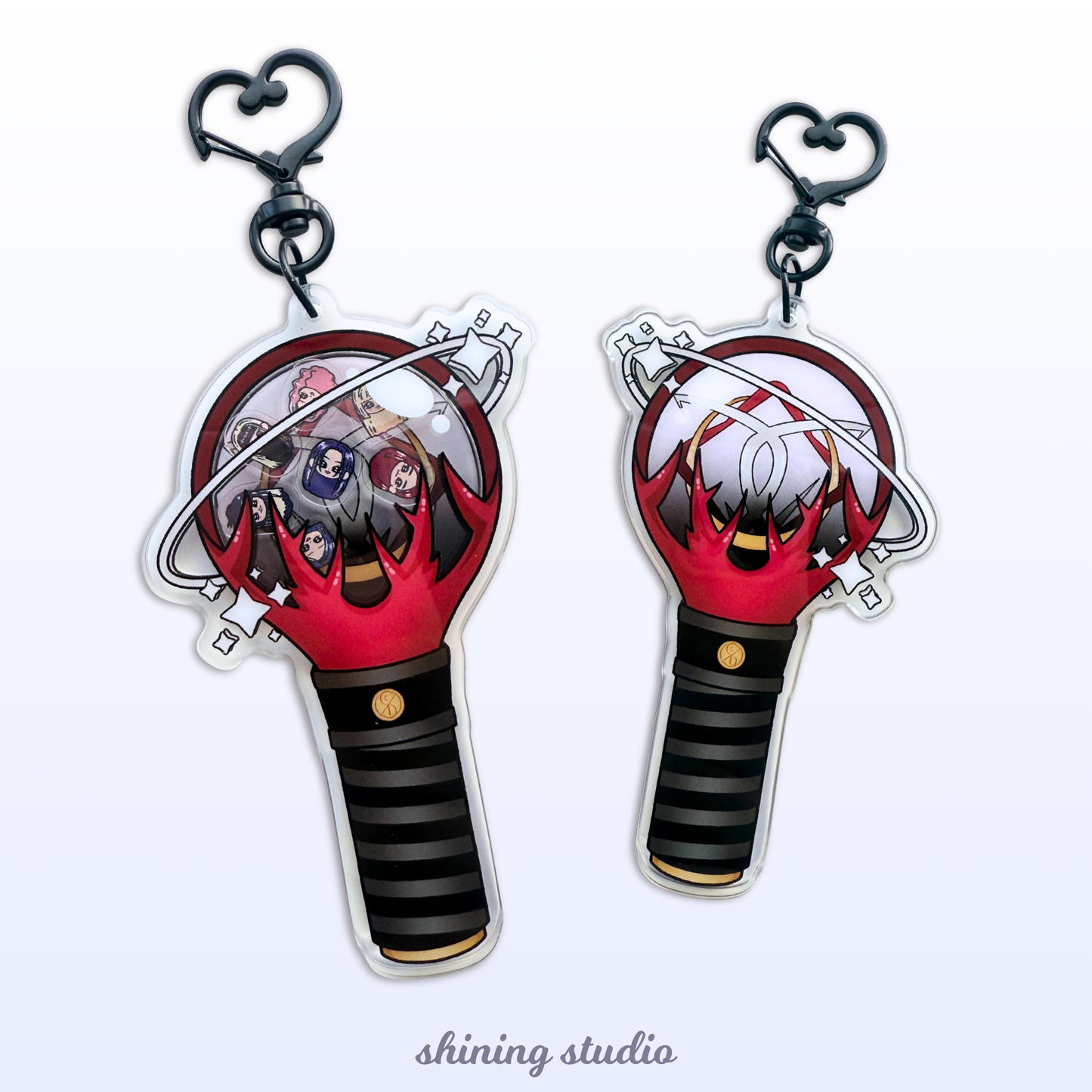 Dreamcatcher Lightstick Shaker Keychain