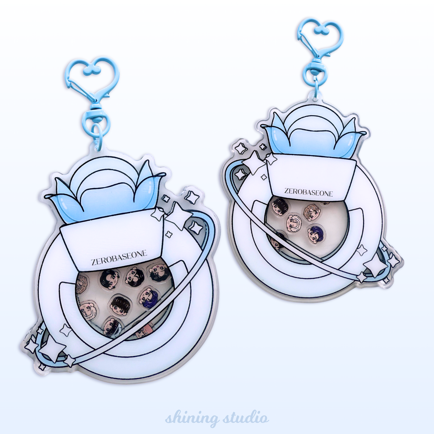 ZEROBASEONE Lightstick Shaker Keychain