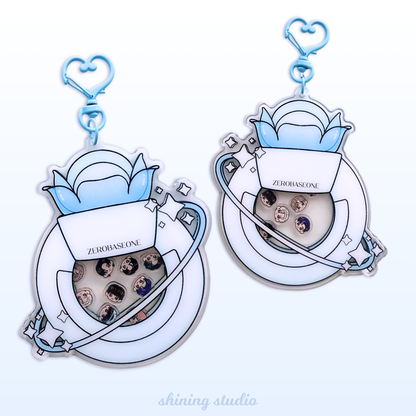 ZEROBASEONE Lightstick Shaker Keychain