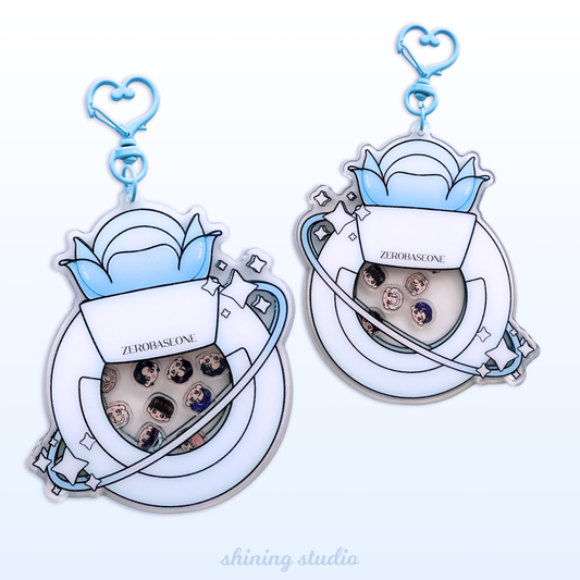 ZEROBASEONE Lightstick Shaker Keychain