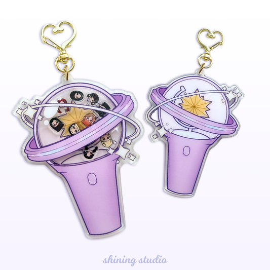 Kep1er Lightstick Shaker Keychain