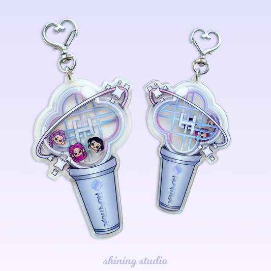 Huntrix Lightstick Shaker Keychain