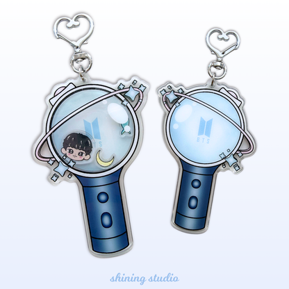 JIN Lightstick Shaker Keychain