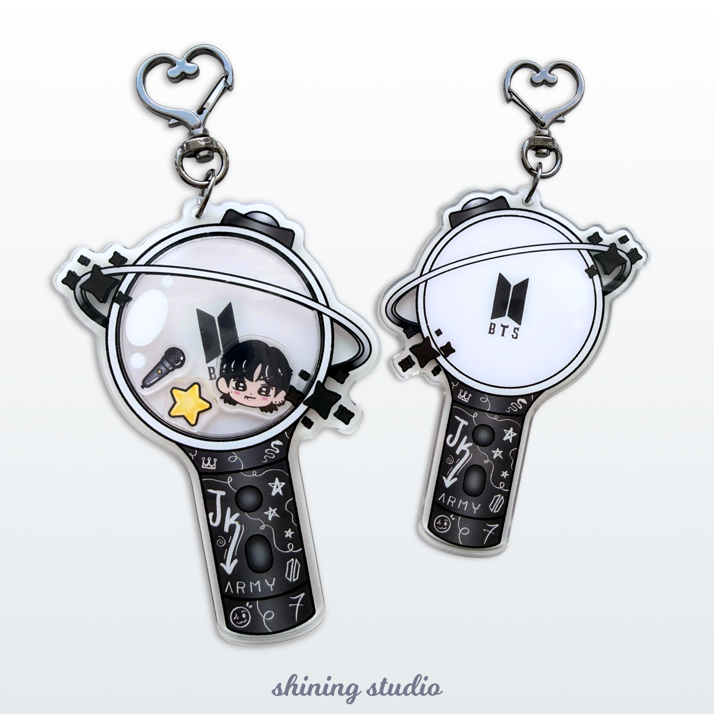 JUNGKOOK Lightstick Shaker Keychain