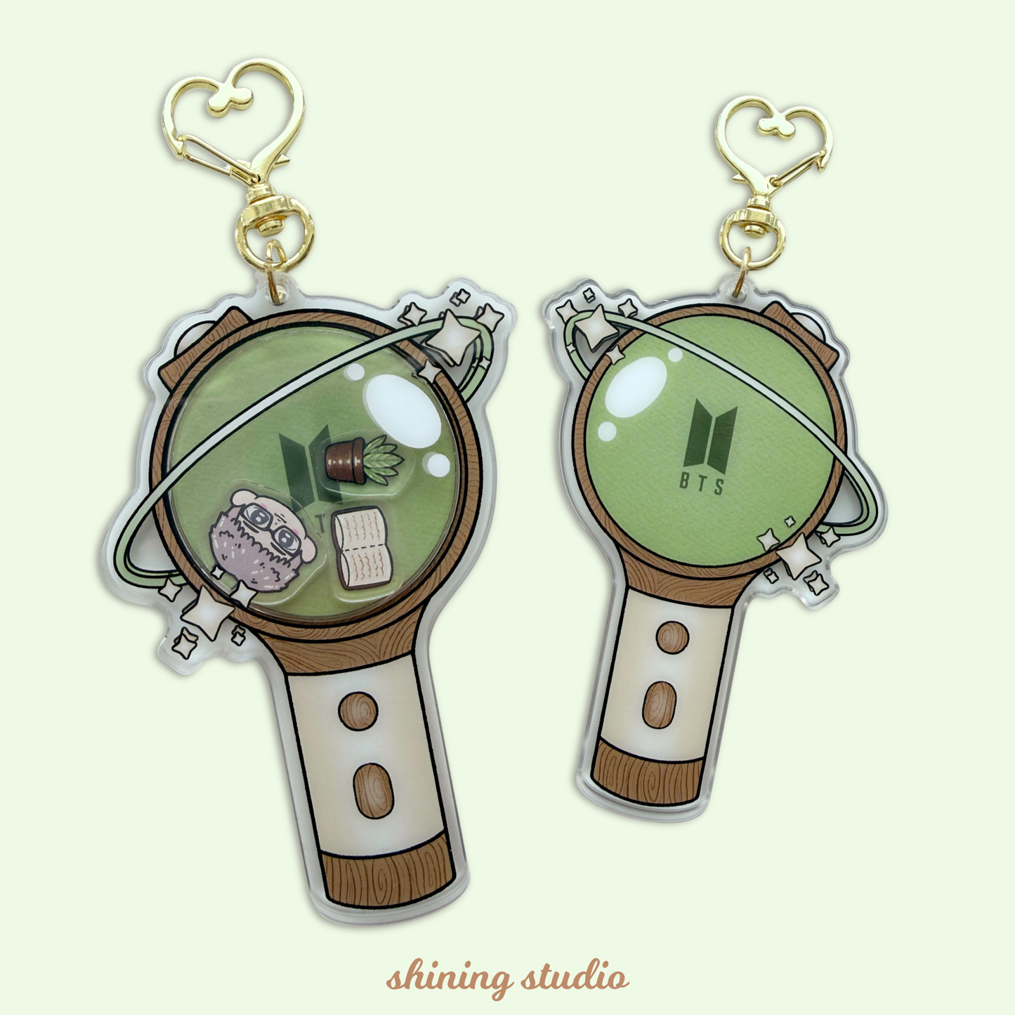 RM Lightstick Shaker Keychain
