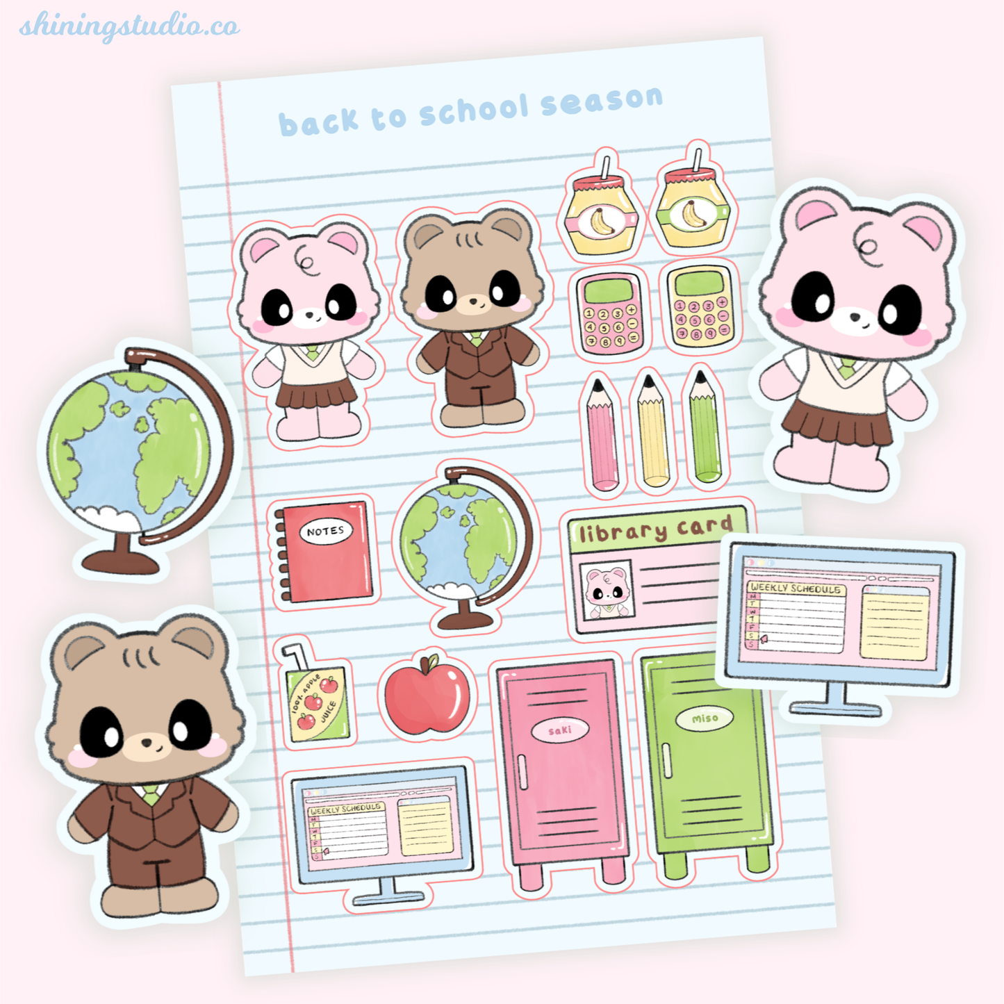 'Back to School Season' Sticker Sheet