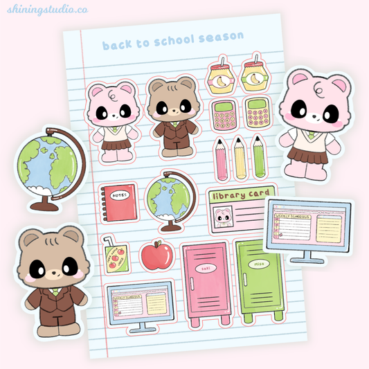 'Back to School Season' Sticker Sheet