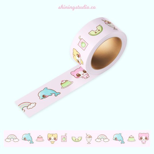 'Heisei Summer' Kkoongie & Soybean Washi Tape