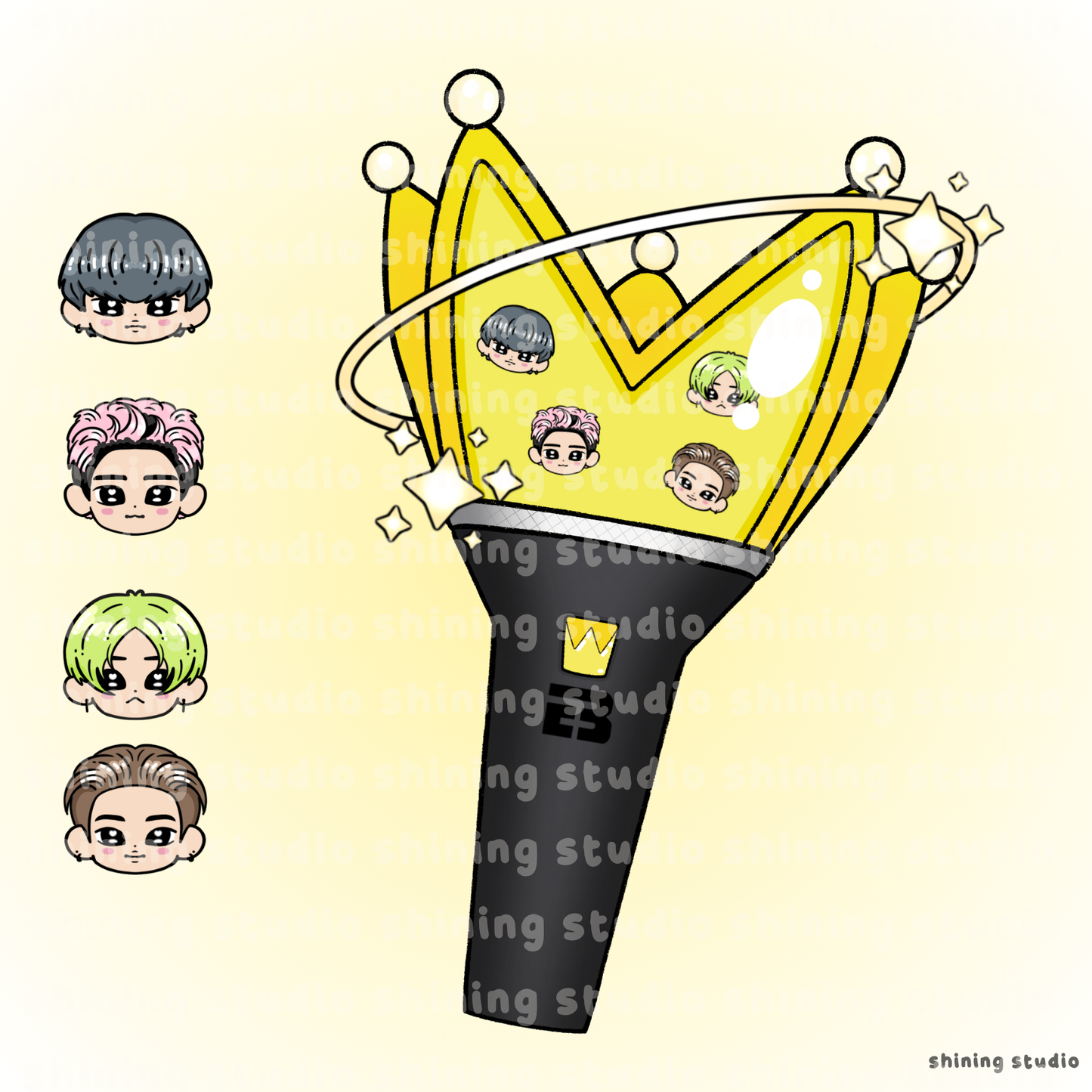 BIGBANG Lightstick Shaker Keychain [PRE-ORDER]