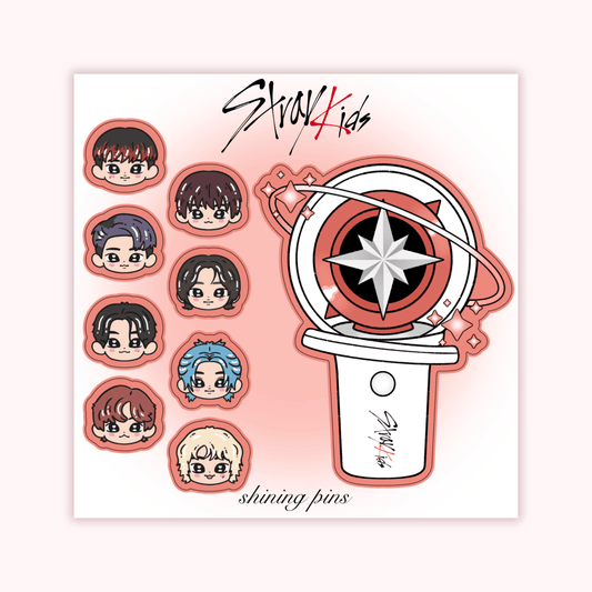Stray Kids Lightstick Sticker Sheet