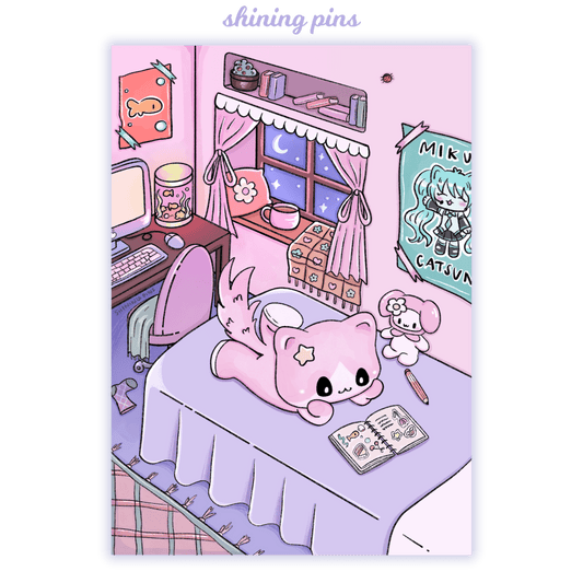 'Cozy Bedroom' Kkoongie Print
