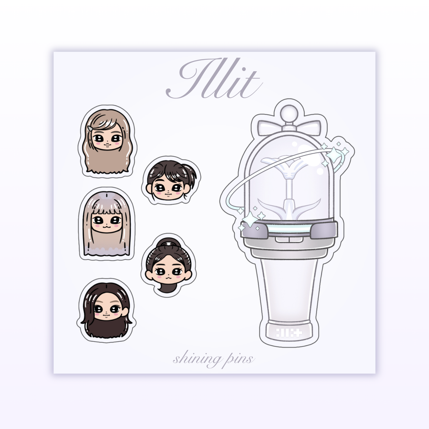 NEW Lightstick Sticker Sheets