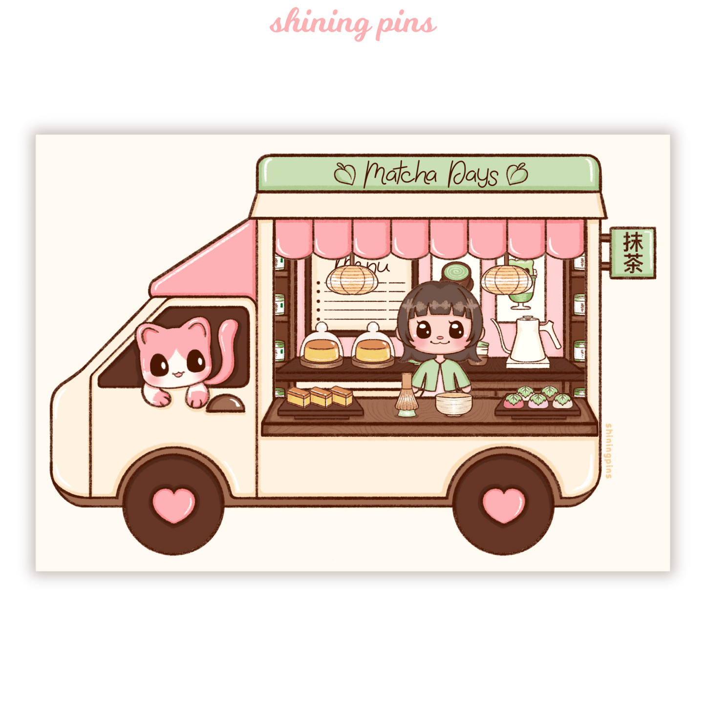 Animal Crossing 'Matcha Truck' Print