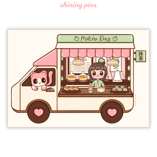 Animal Crossing 'Matcha Truck' Print
