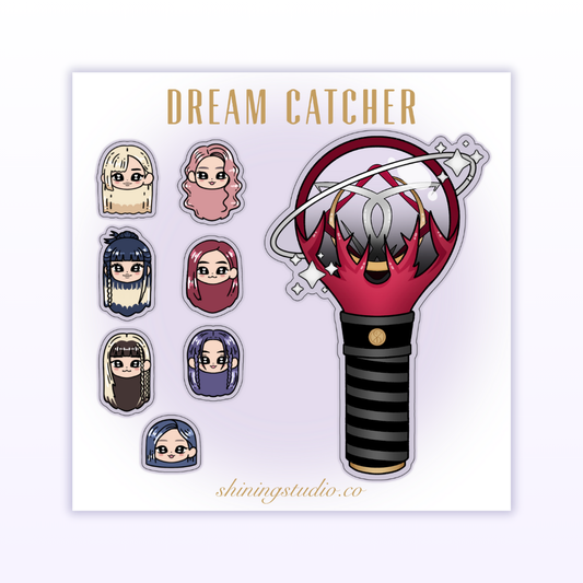 Dreamcatcher Lightstick Sticker Sheet