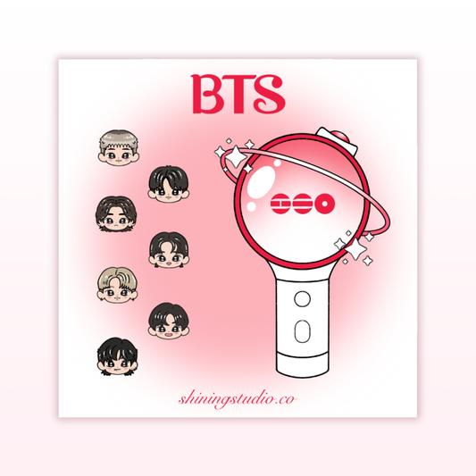 BTS [ARIRANG LIMITED] Lightstick Sticker Sheet