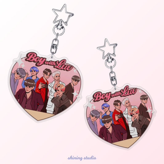 BTS 'Boy with Luv' Keychain