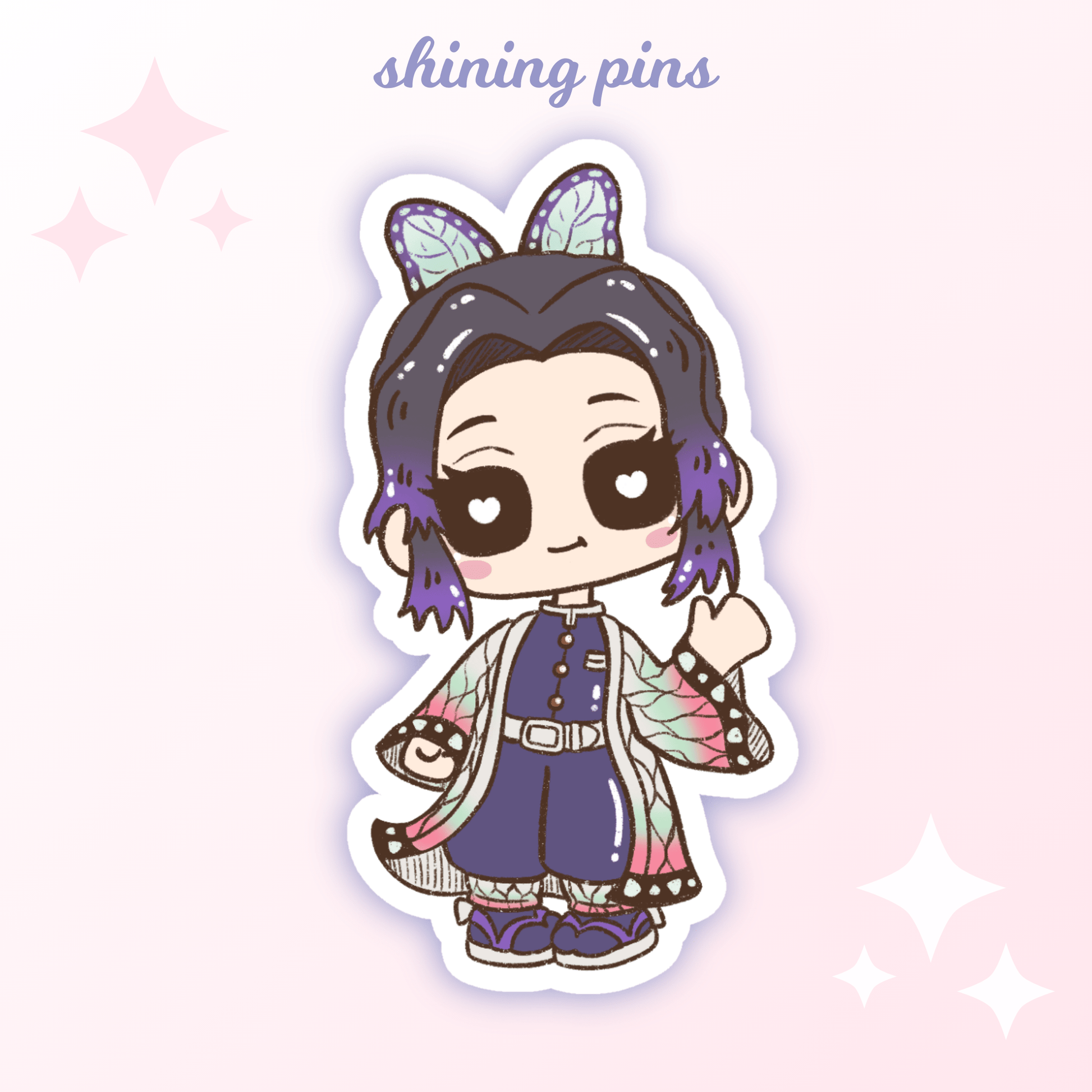 'Demon Slayer' Stickers anime, shop new in, stickers & stationary Shining Pins