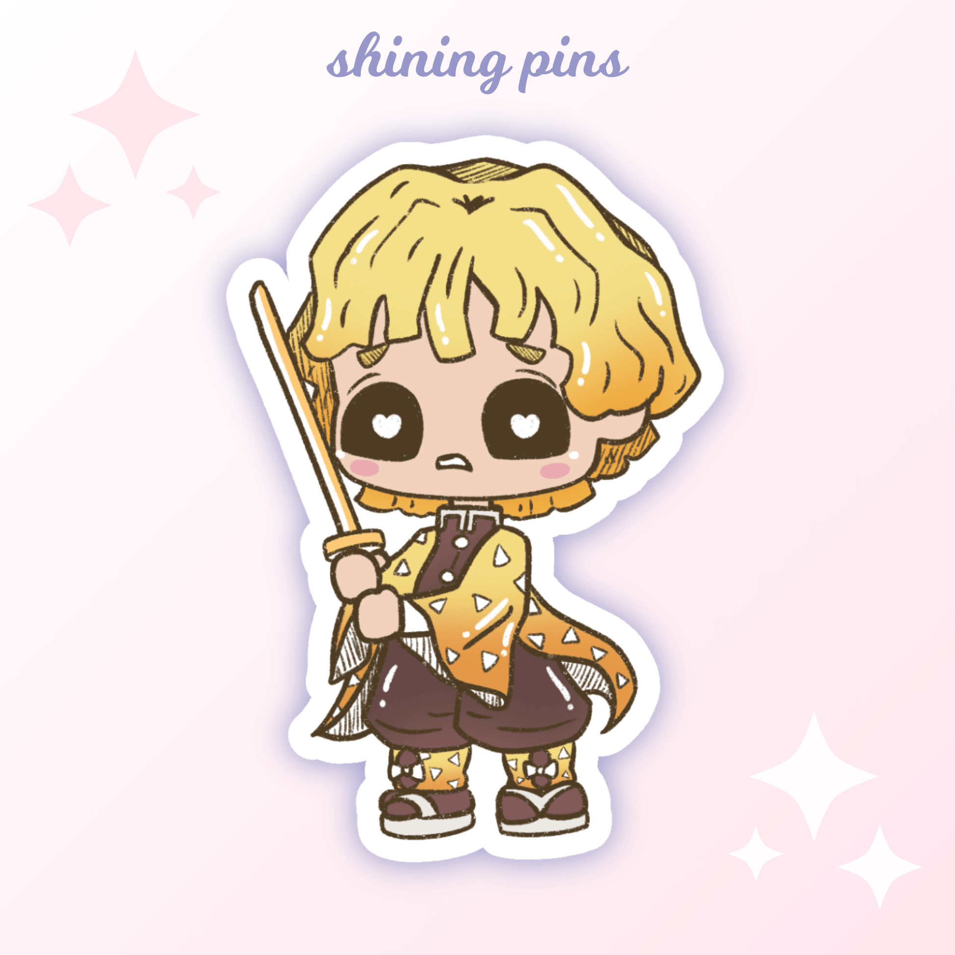 'Demon Slayer' Stickers anime, shop new in, stickers & stationary Shining Pins