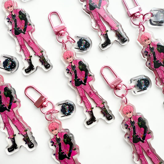 Jeno 'Glitch Mode' Keychain