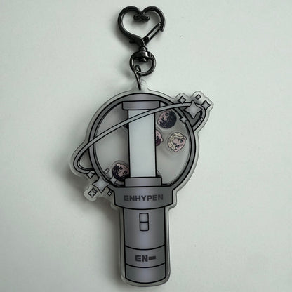 Enhypen Lightstick Shaker Keychain
