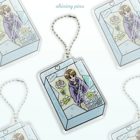 Jaehee Doll 'Wish' Keychain Acrylic Keychain acrylic keychains & pins, nct, nct wish, shop new in Shining Pins