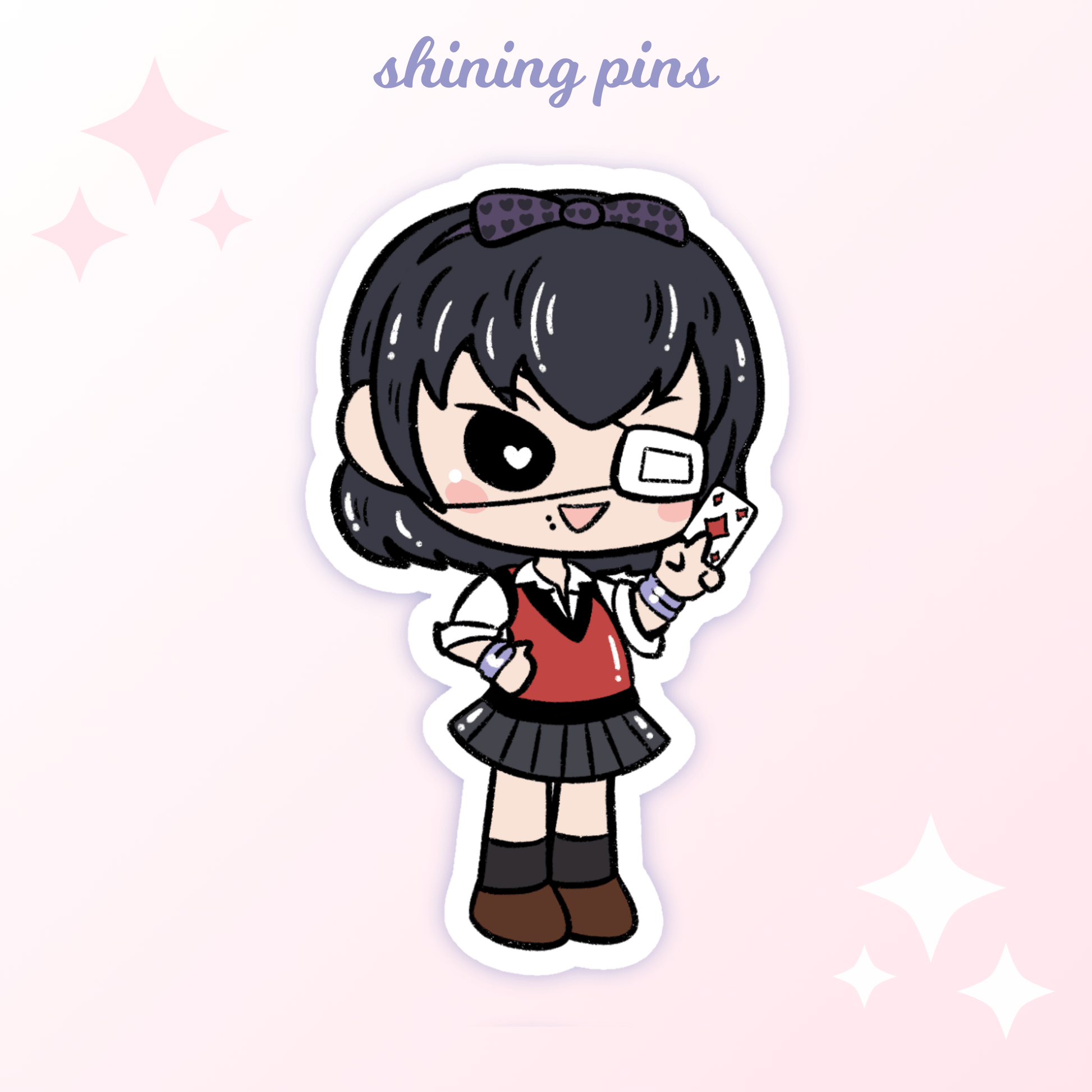 'Kakegurui' Stickers anime, shop new in, stickers & stationary Shining Pins