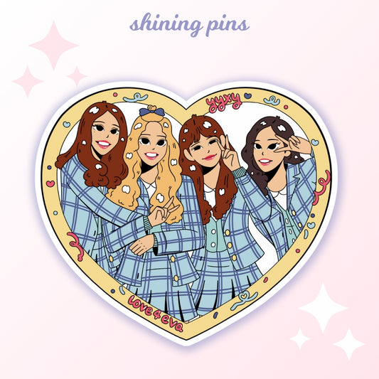 LOONA yyxy 'Love4Eva' Sticker Stickers and Stationary loona, stickers & stationary Shining Pins