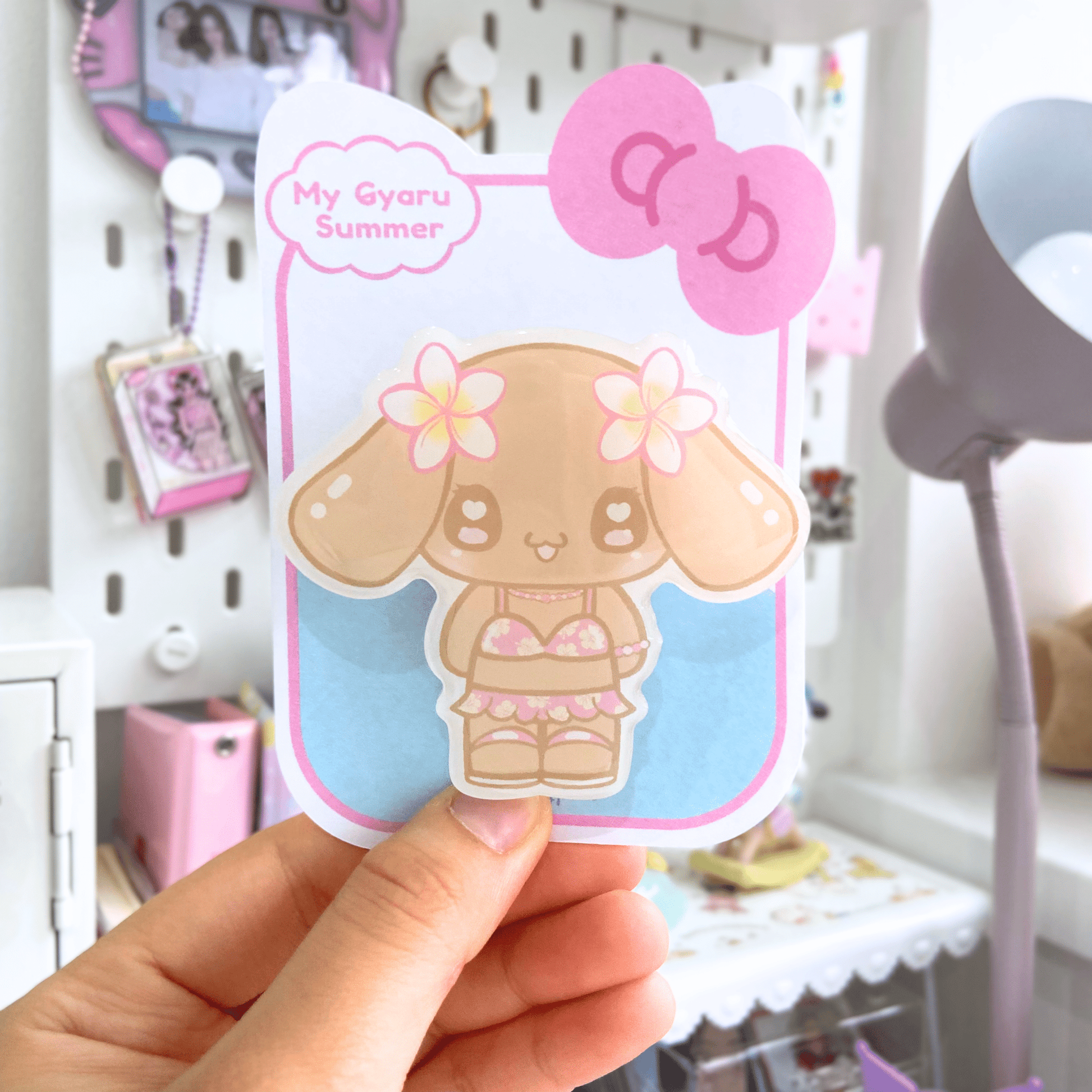 'My Gyaru Summer' Phone Grips accessories, restock, sanrio, shop new in Shining Pins