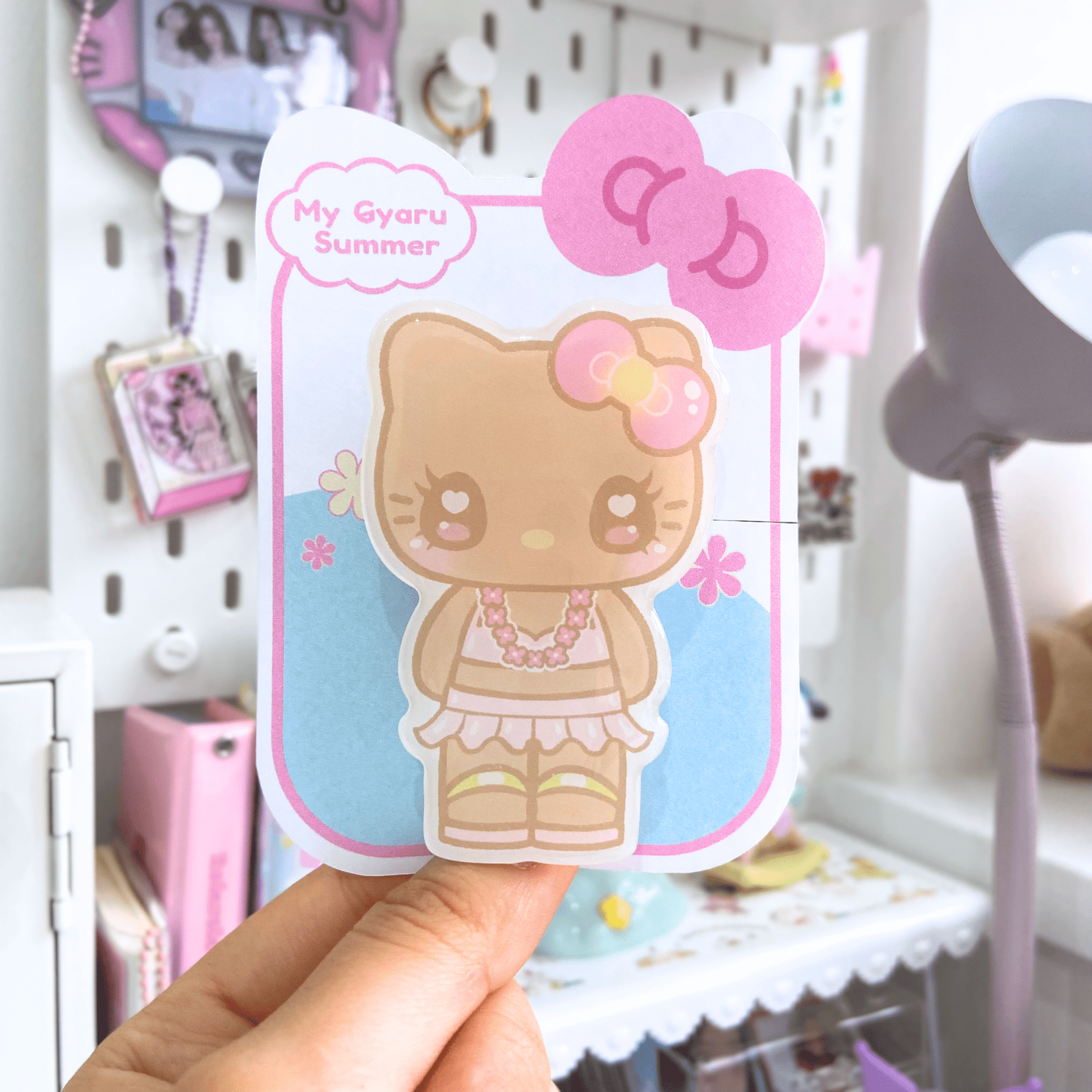'My Gyaru Summer' Phone Grips accessories, restock, sanrio, shop new in Shining Pins