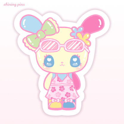 'My Gyaru Summer' Stickers sanrio, stickers & stationary Shining Pins