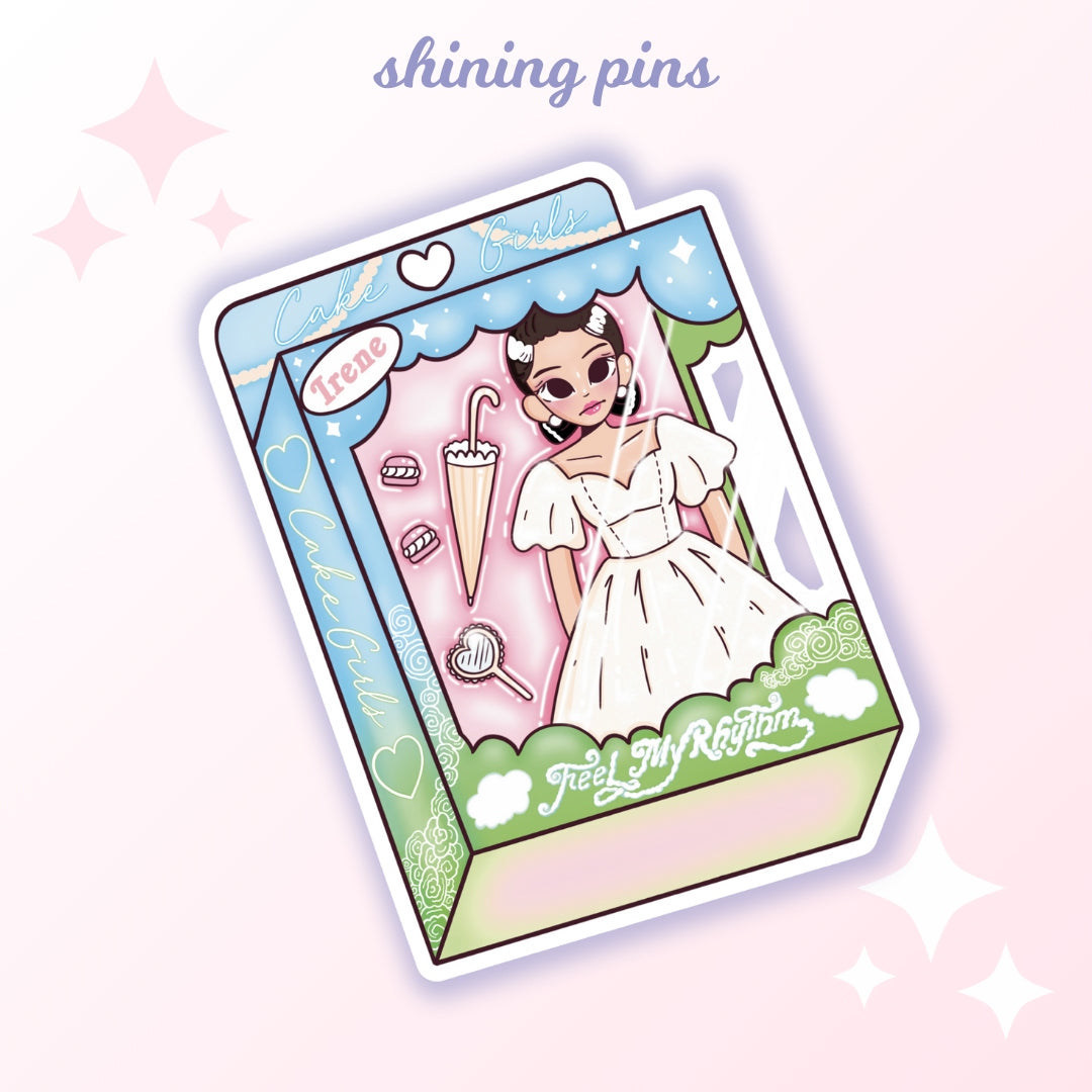 Red Velvet Doll Stickers Stickers and Stationary red velvet, stickers & stationary Shining Pins